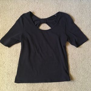 Open Back Slim Fit Top